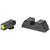 AmeriGlo Trooper - Night Sight, Fits Glock 20/21/29/30/31/32/36, Green, Lime