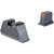 Trijicon Suppressor/Optic Height - Night Sight, Fits Glock 17/17L/19/22/23/24/26/27/33/34/35/38/39, Orange, Black