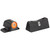 XS Sights Big Dot Tritium Front - Sight, Sig P225/P226/P229/P320, Springfield XD/XDm/XDs, Green with Orange Outline