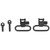 Uncle Mike's Quick Detach 115 RGS - Swivel, 1.25", Black