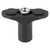Arisaka Defense Hand Stop, Fits KeyMod, Anodized Finish, Black