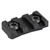 Arisaka Defense Low Profile Rail, Fits Picatinny M-LOK, 3 Slot, Anodized Finish, Black