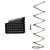 Backup Tactical Mag Extension, Black, Fits Glock 17/19/22/23, Plus 5 Rounds, Includes Extra Power Spring