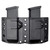Bravo Concealment Magazine Pouch - Medium, Ambidextrous, Black
