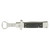 Caliber Gourmet Switchblade Style Bottle Opener, Black and Silver (2)