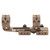 DLOC Precision Cantilever Scope Mount, 30mm, 1.63" Height, Hardcoat Anodized Finish, Tan, Fits Picatinny