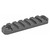 GrovTec Black, 7 Slot Rail Section, MLOK