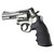 Hogue Rubber Grip - Revolver Grip, S&W K/L RB to SB Conv, Black