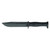KA-BAR Knives Slabby - Fixed Blade Knife, Plain, 6.86", Black
