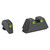 Meprolight Tru-Dot - Sight, Fits Glock Standard Frames, Green, Green (2)