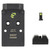 Night Fision Optic Plate + Backup Sight Com - CZ P10, Black