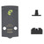 Night Fision Optic Plate + Backup Sight Com - Hellcat, Black