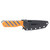 Outdoor Edge Razor HTX - Fixed Blade Knife, Plain, 3.5", Black, Gray (3)
