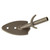 Skull Hooker Flush Wall Mount - Brown