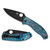 Spyderco Tenacious - Folding Knife, Plain, 3.35", Black, Blue