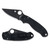 Spyderco Para 3 Salt - Folding Knife, Plain, 2.93", Black