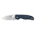 Spyderco Shaman - Folding Knife, Plain, 3.58", Silver