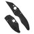 Spyderco MicroJimbo - Folding Knife, Plain, 2.45", Black