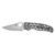 Spyderco Edgerati - Folding Knife, Plain, 3.57", Silver