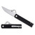 Spyderco Essenza - Folding Knife, Plain, 3.19", Silver