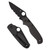 Spyderco ButtonUp - Folding Knife, Combination, 3.27", Black