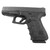 TALON Grips Inc Rubber - Grip Accessories, Fits Glock Gen 4 19/23/25/32/38 No Backstrap, Black
