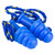 Walker's Ear Plug, Rubber Corded, Blue, 1 Pair