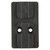 XS Sights Optic Mount, Fits GLOCK 19 MOS, Converts MOS Footprint to Aimpoint ACRO, Nitride Finish, Black