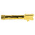 Zaffiri Precision Pistol Barrel, 9MM, 4.5", Threaded, Fits Glock 19 Gen3-5, Titanium Nitride Finish, Gold (3)