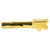 Zaffiri Precision Pistol Barrel, 9MM, 3.95", Flush and Crown, Fits Glock 19, Titanium Nitride Finish, Gold (3)