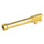 Zaffiri Precision Pistol Barrel, 9MM, 4.7", Threaded, Fits Glock 48, Titanium Nitride Finish, Gold