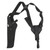 Uncle Mike's Vertical - Shoulder Holster, Large Revolver, Right Hand, Black