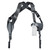 Uncle Mike's Horizontal - Shoulder Holster, Large Auto, Size 5, Ambidextrous, Black