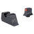 Trijicon Suppressor/Optic Height HD XR - Night Sight, Fits Glock 20/21/29/30, Orange Outline