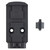 Calculated Kinetics Optic Plate System with Iron Sight, For MAC DS 1911, Fits ACRO Footprint, Anodized Finish, Black