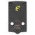Night Fision Optic Plate - Mount, S&W Shield Plus, Black