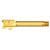 Fortis Manufacturing, Inc. Match Grade Barrel - 9MM, Fits Glock 19, 4.5", Gold