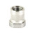 Odin Works Thread Adapter, 1/2X28 to 5/X24, 223 Remington/5.56 NATO, Silver