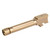 True Precision Threaded Barrel, 9MM, Fits Glock 19, Copper TiCN Finish, Includes Thread Protector