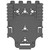 Safariland Model 6004-22L Quick Locking Receiver Plate with Locking Feature, Single Kit Only, Black Finish