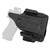 Mission First Tactical Pro Holster - Inside Waistband Holster, Fits Glock 43X with Streamlight TLR7, Ambidextrous, Black