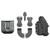 Alien Gear Holsters Photon Holster - Outside Waistband Holster, Sig P365XL with Light, Black