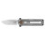 Kershaw Cybernet - Folding Knife, Plain, 2.4", Silver