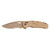 Hogue K320 M17 - Folding Knife, 3.5", Tan