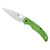 Spyderco Native Chief - Folding Knife, Plain, 4.02", Silver, Lightweight Salt