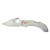 Spyderco Dragonfly - Folding Knife, Plain, 2.313", Silver