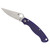 Spyderco Military 2 - Folding Knife, Plain, 4", Blue