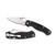 Spyderco Para Military 2 - Folding Knife, Plain, 3.42", Silver