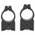 Warne Fixed - Ring, Ruger M77, 1" High, Black