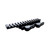 American Defense Mfg. AD-1700 - Riser, Picatinny, Black, Quick Detach Riser Mount, Titanium Lever